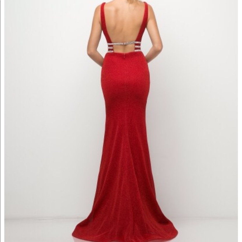 Red prom dress - Picture 4 of 6